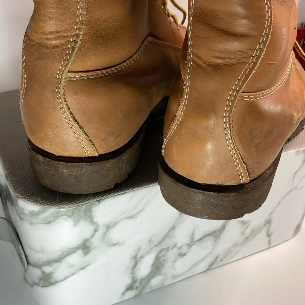 Vintage kaufman kingtreads 70’s work boots. Can’t‎ confirm but feels steel toes